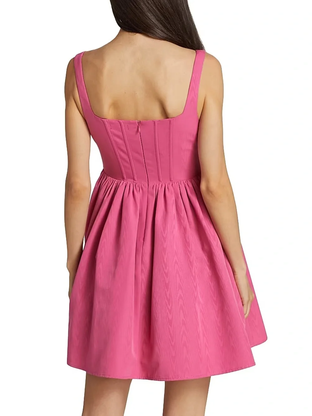 STAUD Landscape Dress in Lollipop Pink